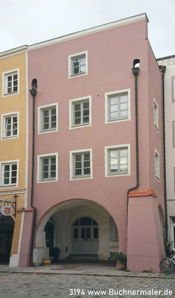 Fassadenrenovierung am Stadtplatz in Neuötting Bild 3194 